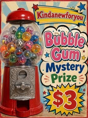🍬🍭Bubble Gum Mystery Prize $3 with other purchase 🪁🍬
